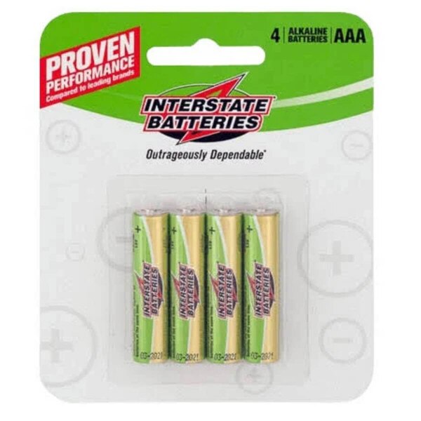 Interstate All Battery AAA Batteries 4pk